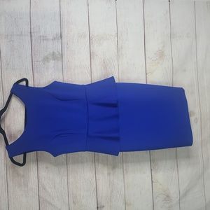 Spense blue peplum dress sz 8